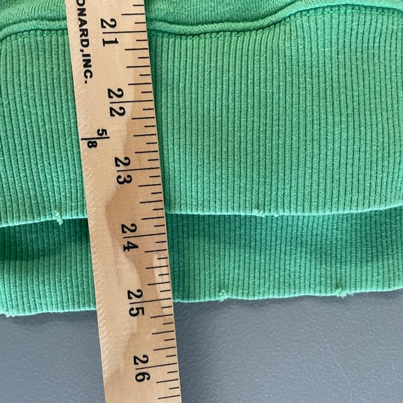 Aerie The Chill Sweatshirt Green Ice Cold Ski Resort Patches Womens Medium - Picture 10 of 11